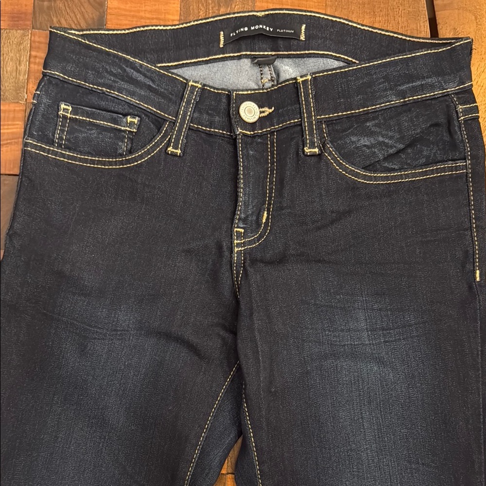 Flying Monkey Dark Blue Flare Jeans size 25